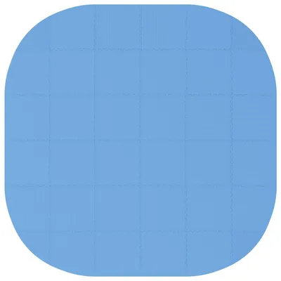 Immagine prodotto di vidaXL Tappetino protettivo per piscina, 36 pezzi, diametro 350 cm, rotondo, in schiuma EVA, colore blu