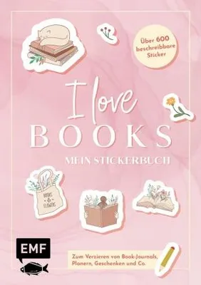 Immagine prodotto di I love books - Mein Stickerbuch: Für alle #booklover