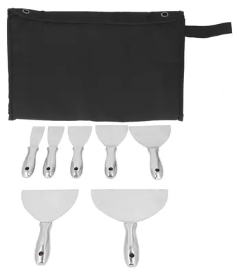 Produktbild von Plamuurmessenset Edelstahl - Plamuurmessen - Antislip Handgriff - Leichtgewicht