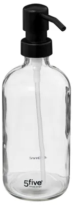 Produktbild von 5five Seifenpumpe/Spender - Glas - transparent - 450 ml