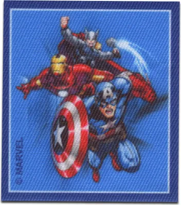 Produktbild von Marvel © Avengers Gruppe Comic 2 - Aufnäher, Bügelbild, Aufbügler, Applikationen, Patches, Größe: 6,2 x 5,6 cm