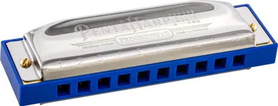 Produktbild von Hohner Penta Harp, Diatonische Harmonika, Blau, Edelstahl, Kunststoff, 102 mm