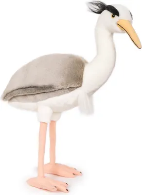 Produktbild von Plüschtier Graureiher, 33cm, Stofftiere Kuscheltiere Vogel Vögel Tiere Reiher