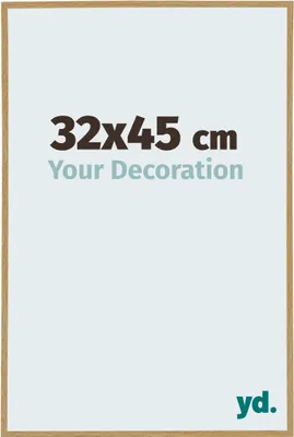 A product image with text overlay indicating size and a tagline.