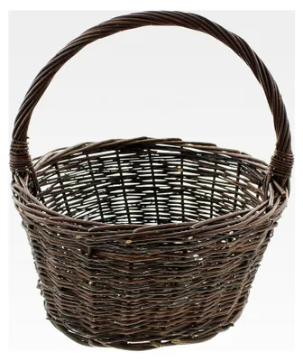 Produktbild von Runder Bügelkorb Ernte für Wäsche und Aufbewahrung, 36 cm Durchmesser, 22 cm Höhe