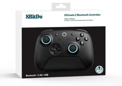 Image de 8BitDo Ultimate 2 Manette BT sans fil - Noir - Nintendo Switch