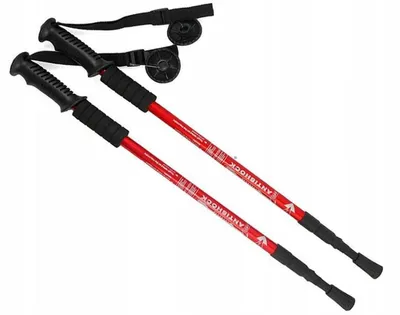 Produktbild von Nordic-Walking-Stöcke 3-Segment Trek, verstellbar 65-135 cm, PVC, Antishock