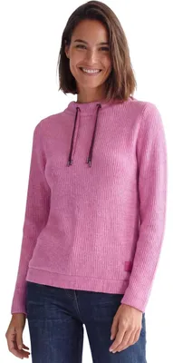 Productafbeelding van Cecil damesblouse met geribde textuur en kraag