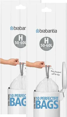 Produktbild von 2x Brabantia Smartfix 50 l (H), 10 Müllbeutel