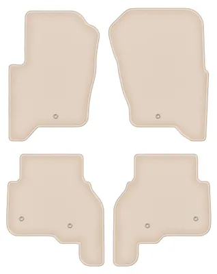 Zdjęcie produktu dla Dywaniki samochodowe welurowe do: Land Rover Discovery IV (2009-2016, SUV) beżowe, podgumowane
