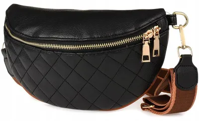 Image de Grand sac en cuir matelassé pour femmes, de couleur noire, spacieux