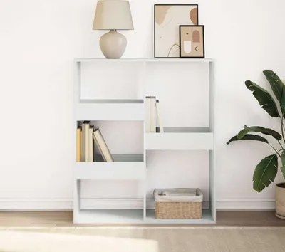 Produktbild von "im Angebot" Bücherregal, Standregal, Aufbewahrungsregal,/Raumteiler Weiß 100x33x115 cm - Aktenregal CC24035