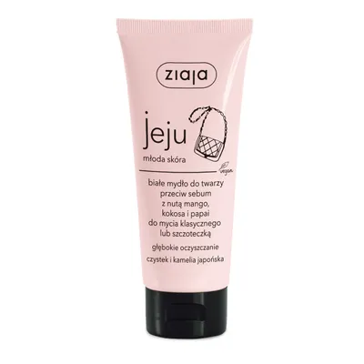 Productafbeelding van JEJU Witte gezichtsreiniger, tube van 75 ml