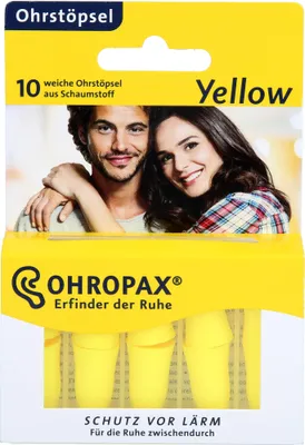 Produktbild von OHROPAX Yellow Schaumstoff-Stöpsel, 10 St