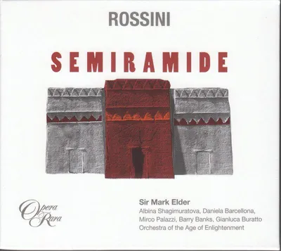 Obrázok produktu pre Warner Music Opera Rara - Rossini: Semiramide, CD, Klasika, CD, Opera Rara, Fyzické médiá, Dospelý, 1 disky