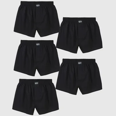 Produktbild von Lousy Livin 5-Pack Boxershorts Plain 5er Black XXL