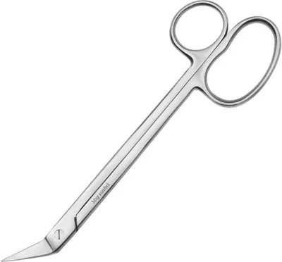 Produktbild von Extra Lange Fußnagelschere (19cm) | Edelstahl Nagelschere mit Mikrozahnung,