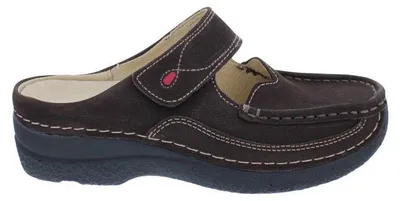 Produktbild von Wolky Clog Roll Slipper 0622711-300, Nubukleder, Braun, Fußbett zum Wechseln 42