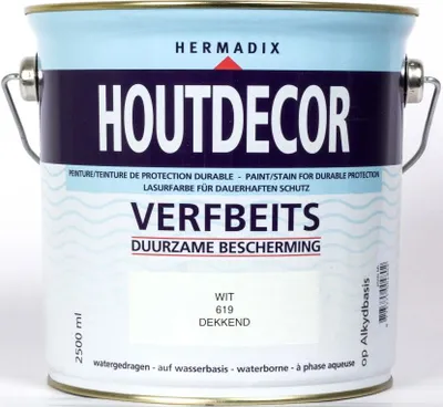 Produktbild von Holzdekor 619 weiß 2500 ml Hermadix