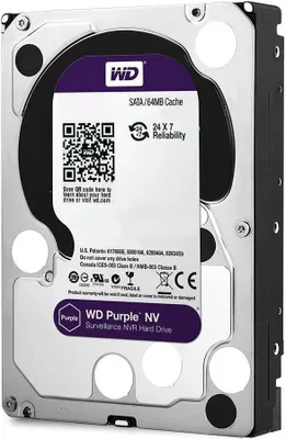 Produktbild von Western Digital Purple NV 8000GB Serial ATA III Interne Festplatte (WD80PURX)