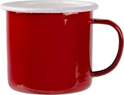 Produktbild von Argon Ta Farbige Emaille-Tasse – 375 ml – Rot