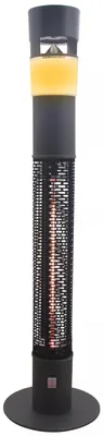 Produktbild von EWT PATIOM, Infrarot-Heizlüfter, IP55, Draußen, Flur, Schwarz, Kabellos