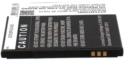 Produktbild von Akku für Kazam KAX55 Li-Ion 3,7 Volt 2600 mAh schwarz.