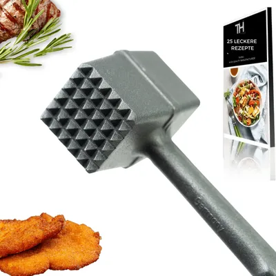 Produktbild von Thiru Fleischhammer - Fleischhammer für Schnitzel, Kotelett, Steak - Germany – Basic - Schnitzel