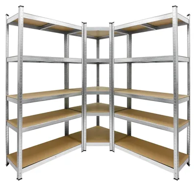 Zdjęcie produktu dla Regał magazynowy - 15 półek - Nośność 150 kg na półkę - Metal - 180 x 90 x 40 cm