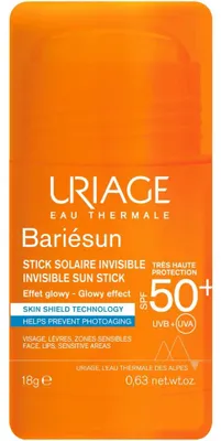 Zdjęcie produktu dla Balsam do ust Uriage Uriage Bariésun Stick Invisible SPF50+ 18 g