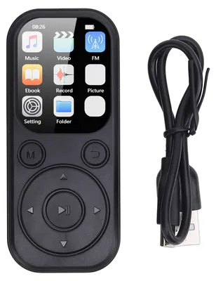 Obrázok produktu pre Bluetooth 5.4 MP3 prehrávač podporuje 128 GB pamäťovú kartu, HiFi kvalitu zvuku, 2,01-palcový IPS displej, prenosný, s 32 G, malý