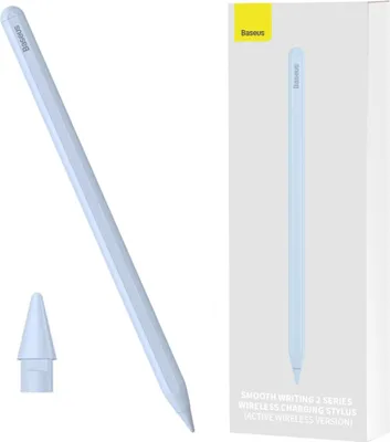 Image de BASEUS Stylet capacitif actif avec recharge par induction compatible avec iPad 125 mAh Stylus Writing 2 Lite SXBC060103/BS-PS003 bleu