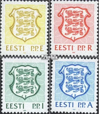 Produktbild von Briefmarken Estland 1992 Mi 176-179 (kompl.Ausg.) postfrisch Staatswappen
