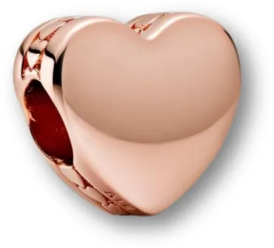 Produktbild von Pandora Charm Damen Gravierbares Herz Rosévergoldet 782015C00