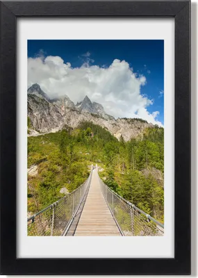 Produktbild von Bild 20x30 MDF-Rahmen, Wandkunst Hängebrücke