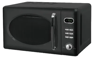 Immagine prodotto di Microonde Wolkenstein WMW720 B - nero, design retrò, 700 watt, 20 litri, nostalgico