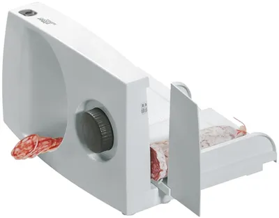 Produktbild von Ritter E 01 501.000 Markant Elektrischer Allesschneider, Kunststoffgehäuse, 65 Watt, 1 - 14 mm Schnittbreite, Sicherheitsschalter