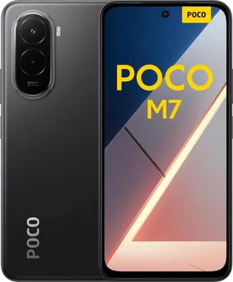 POCO M7 17,5 cm (6,9") Hybrid Dual SIM 4G USB Typ-C 6 GB 128 GB 7000 mAh Schwarz