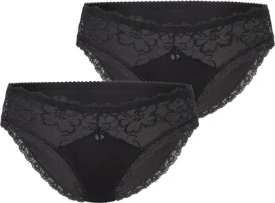 Produktbild von Merry Style Damen Hüftslip MSGAB92 (Schwarz (2Pack), 36 (Herstellergröße: S))