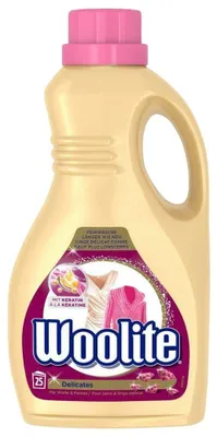 Produktbild von Woolite Flüssig Waschmittel für Wolle & Feine Wäsche, Keratinhaltig, Unparfümiert, Bleichfrei, Enzymfrei, Farbstofffrei, 1,5 Liter