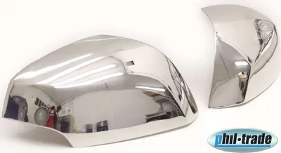 Zdjęcie produktu dla 1Zestaw nakładek lusterek ze stali nierdzewnej do Renault Megane III | Laguna III | Fluence