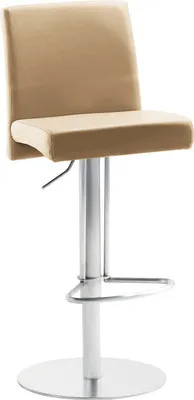 Produktbild von Barstuhl Mayer Sitzmöbel 1243 42 x 49 x 83 cm Edelstahl beige