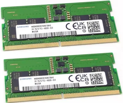 Produktbild von Samsung 32Gb 2x 16GB Ram DDR5 RAM 4800MHz SODIMM 260-pol. M425R2GA3BB0-CQK