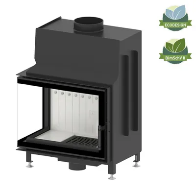 Produktbild von Kaminofen Hitze STMA 59×43.L 9 kW Kaminofeneinsatz Links Kaminofen Kamin Ofen