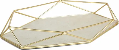 Obrázek produktu pro Umbra Prisma Jewellery Storage, Úschovna šperků, Zásobník na šperky, Kov, Mosaz, 28 cm, 299481-221