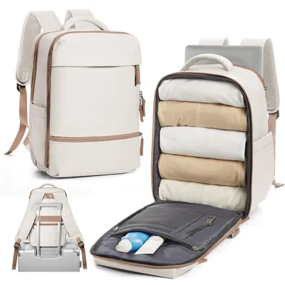 Produktbild von Omgoods – Rucksack für Reisen, 40x20x25 cm, mit Laptopfach und wasserdichtem Design