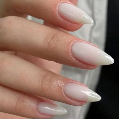 Produktbild von Press on Nails Mandelform Weiß 24 Stück Acrylnägel Set Wiederverwendbar
