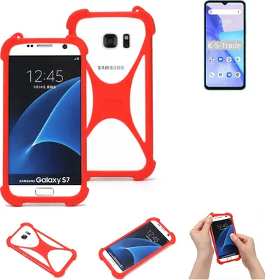 Produktbild von K-S-Trade Handy-Hülle kompatibel mit UMIDIGI Power 5 Schutz-Hülle Bumper Silikon Schutz Hülle Cover Case Silikoncase Silikonbumper TPU Softcase