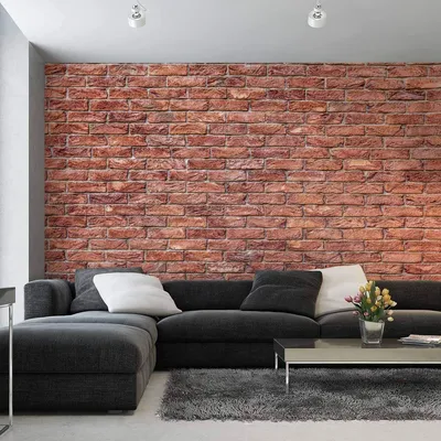 Produktbild von Muralo XXL Selbstklebende FOTOTAPETE Rote Backsteinmauer 3D Effekt Dekor (B) 405 cm x (H) 270 cm Tapete Wandtapete WOHNZIMMER SCHLAFZIMMER 4794