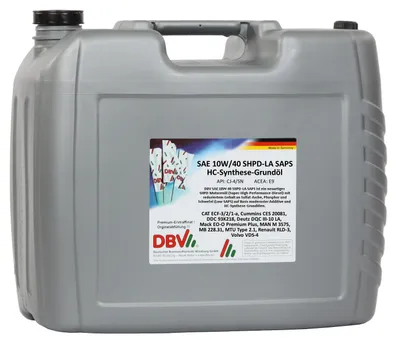Produktbild von DBV SAE 10W/40 SHPD-LA SAPS 20-Liter-Kanister